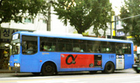 韓国の路線バス（一般バス・青